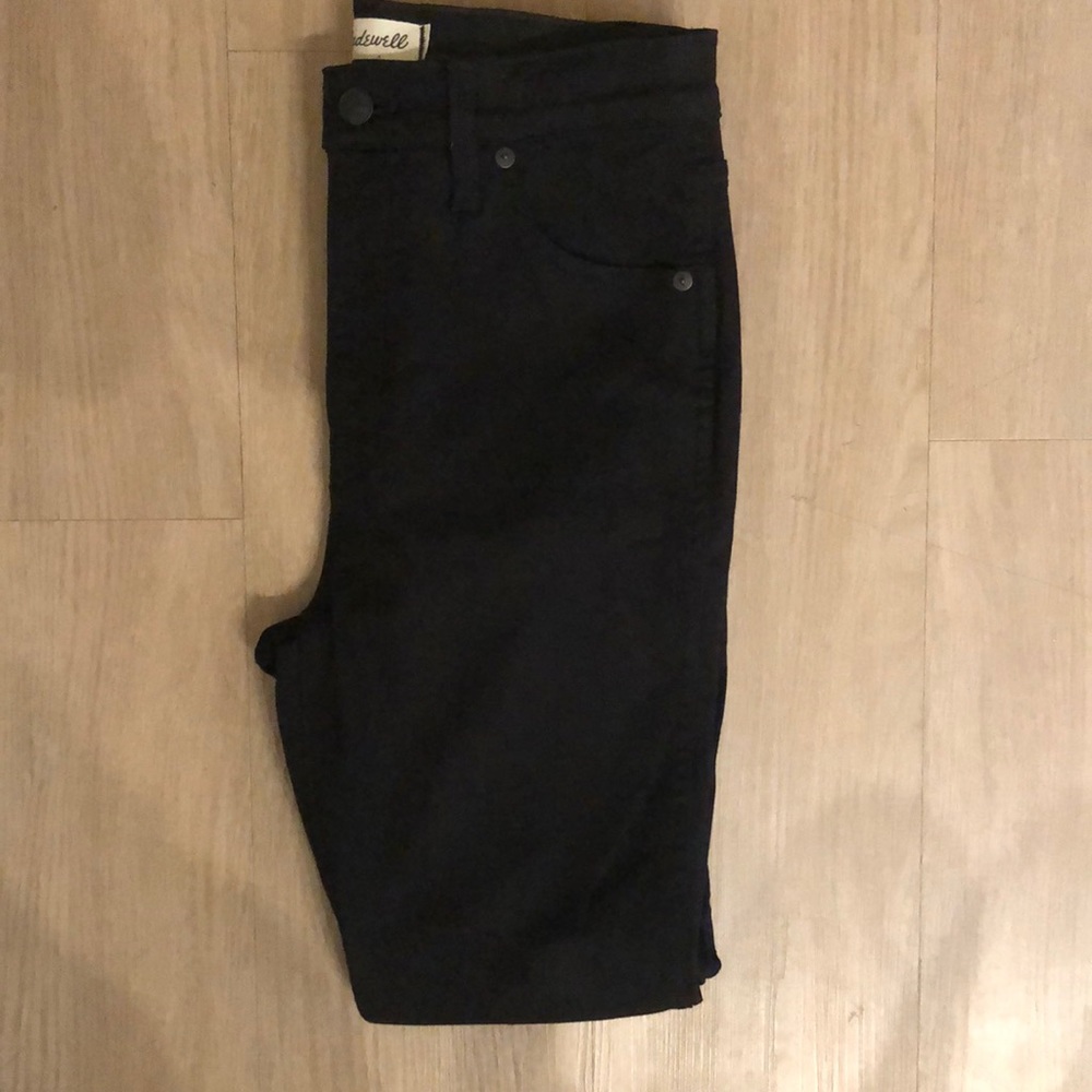 Madewell 10” High Rise Black Skinny Jean
